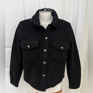 NWT Love Tree cropped black jacket size medium